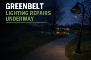 Greenbelt Lighting Repairs Underway image