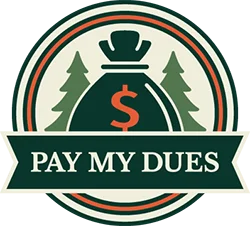 Pay dues badge